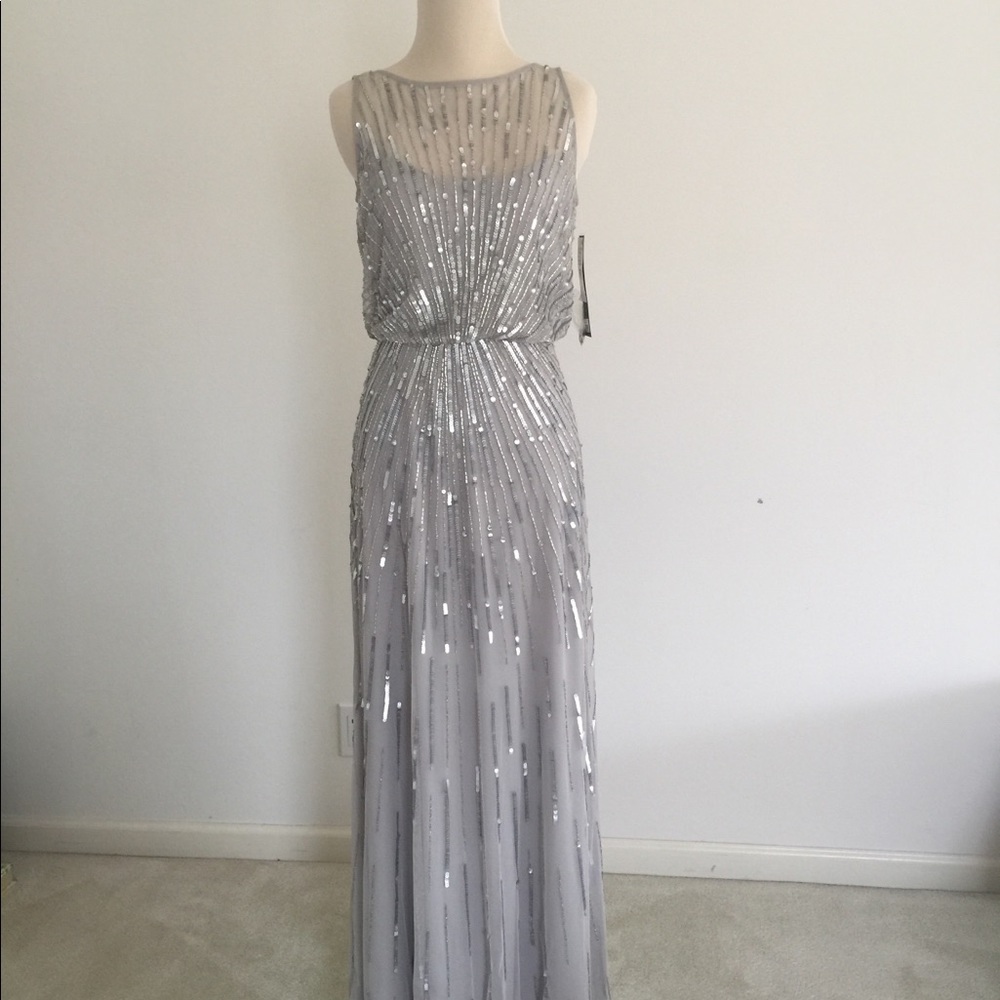 Aidan Mattox beaded gown